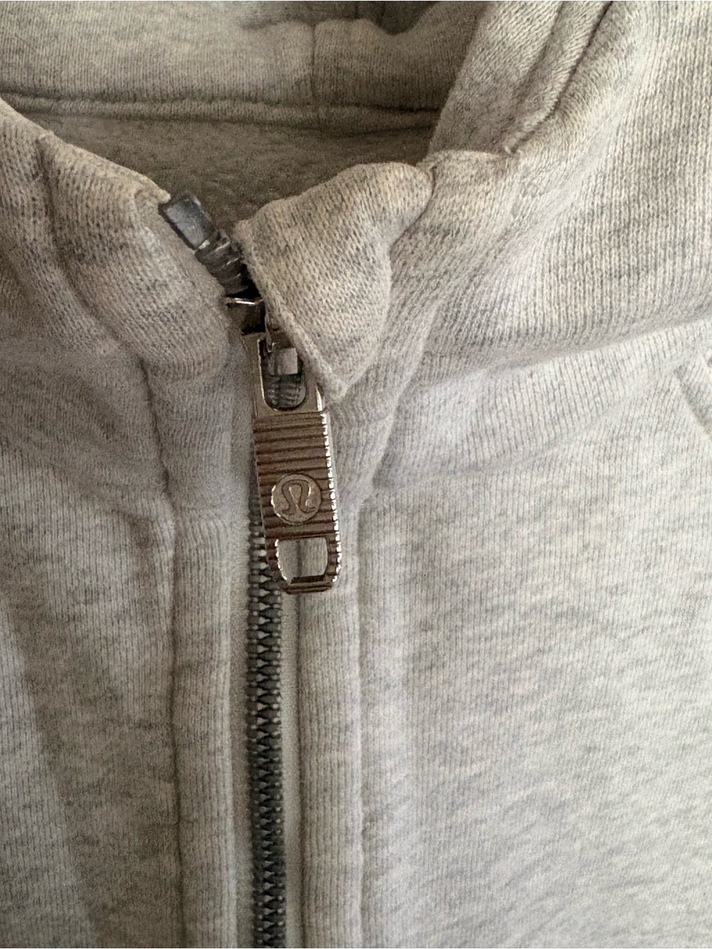 lululemon athletica Light Gray Cropped Half-Zip Hoodie - Picture 7 of 9